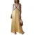 Dress Summer Clothes Contrast Color Patchwork V Neck Sleeveless Long Dresses Evening Party Dresses