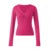 Y2k Grunge Burgundy T-shirt 00s V Neck Long Sleeve Tees Retro Milkmaid Tops Autumn Techwear Clothes