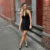 Deep V Neck Dress for Off Shoulder Strap Bodycon Dresses High Waist Hot Girl Party Backless Mini Dress