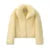 Brand Iconic Kendall Jenner Snow White Fox Fur Jacket Winter Fluffy Warm Faux Fur Coat