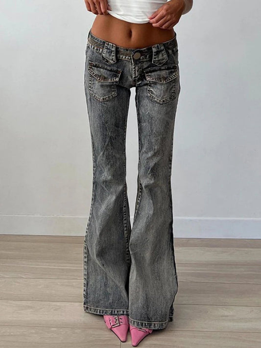 Retro High Waisted Jeans Woman Autumn Winter Loose Slouchy Jeans Femme Street Slim Denim Pants Woman Bottomn