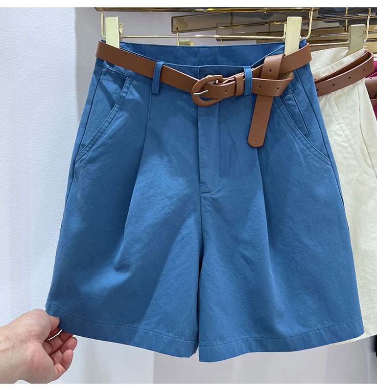 Denim Shorts High Waist Short Cotton Loose Bermuda Shorts