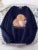 Cat Is Looking at the Cup Sweatshirt Female Fleece Hoody Crewneck Hoodies Pullover Oversize Sportswear