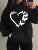 Combination of Love and Butterfly Pattern Sweater Hip Hop Street Hoodies Pocket Clothes Multicolor Hoody