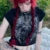 90s Harajuku Printed T-shirt Short Sleeved Tight Top ’s Y2k Street Wear Exposed Navel Top