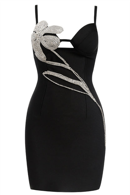 Belinda Crystal Embellished Mini Dress