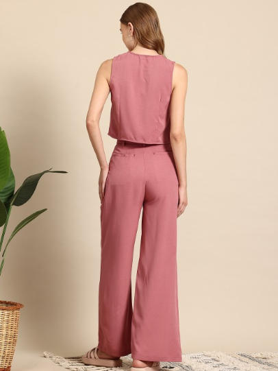 Vest Waist Coat and Pant Coord Set