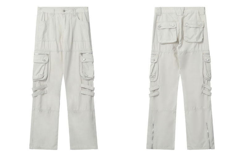Multi-pocket Utility Cargo Pants