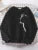 Simple Strokes of Cat Pet Print Hoody Shoulder Drop All-match Hoodies Simple S-xxl Hoodie Street Quality Clothing Female