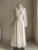 Midi Dresses for Long Sleeves Half High Collar Lace-up A-line Korean Autumn New One Piece Vestido Mujer