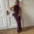 Sweater Two Pieces Set Sleeveless Knitted Turtleneck Vest High Waist Skirt Female Slim Dress Sets New