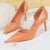 Shoes Black Patent Leather High Heels Metal Pointed Pumps Party Shoes Stilettos 7 Cm 10.5cm Heels