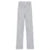 Gray Drawstring Elastic High Waist Sweatpants Side Stripe Contrast Patchwork Black Loose Jogging Track Pants