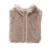 Exclusive Y3k Hooded Sleeveless Faux Fur Coat Waistcoat Autumn Winter Gradient Fox Fur Vest Top Gilet Femme