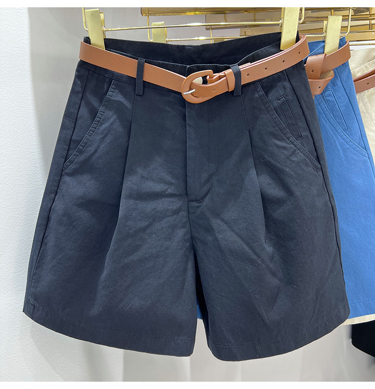Denim Shorts High Waist Short Cotton Loose Bermuda Shorts