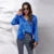 Spring Satin Shirt Loose Button Up Blouse Shirts Imitation Silk Long Sleeve Shirt for Df4972