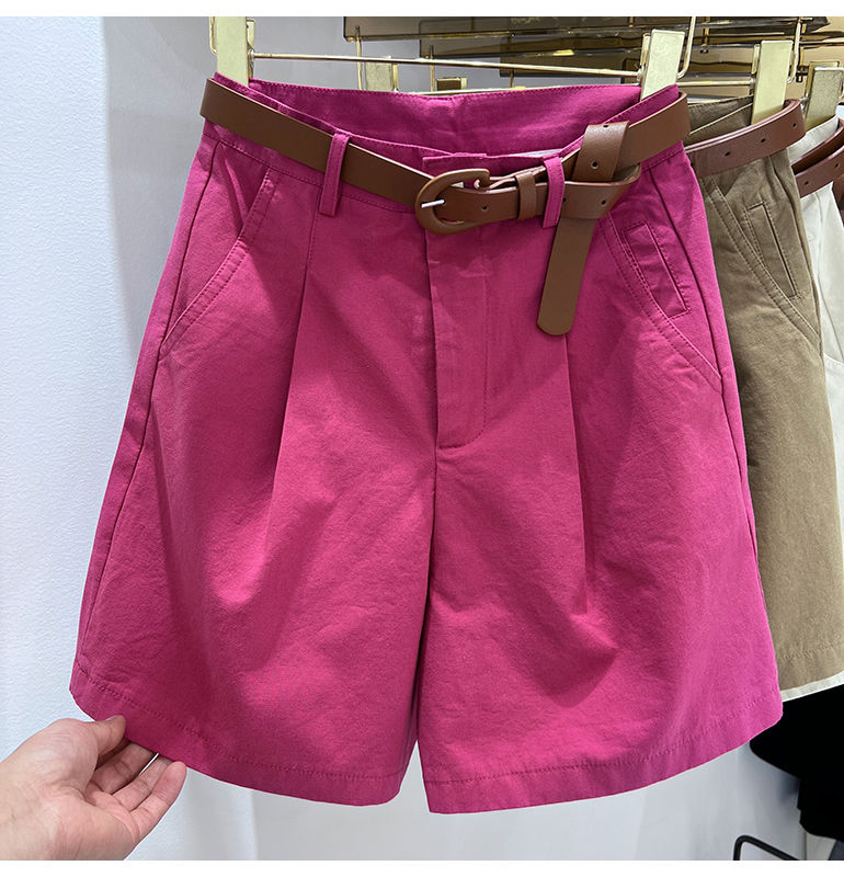 Denim Shorts High Waist Short Cotton Loose Bermuda Shorts