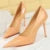 Shoes Patent Leather Pumps High Heels Pointed Lady Party Shoes Stilettos Heels Wedding Shoes