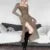 High Slit Bodycon Midi Dresses for Square Collar Long Sleeve Slim Evening Party Dress Club Prom Robe Y2k Vestidos New