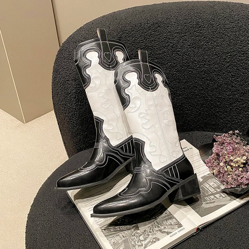 New Short Boots Autumn Shoes for Pointed Toe Heels Boots Outdoor