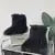 Harajuku Y2k Fluffy Furry Snow Boots Winter Thick Warm Outdoor Fur Boots Lotita Boot Shoes
