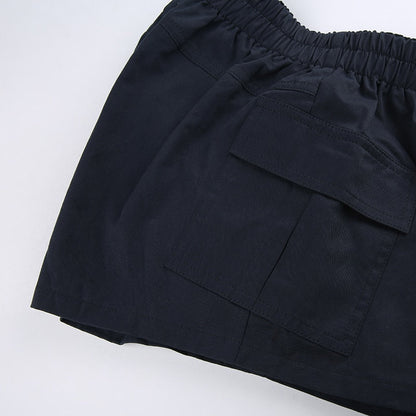 Low Waisted Shorts Harajuku Retro Basic Sporty Bottom Biker