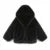 Brand Runway Iconic Hooded Batwing Faux Fur Coat Winter Hailey Bieber Shaggy Overcoat Fox Fur Jacket