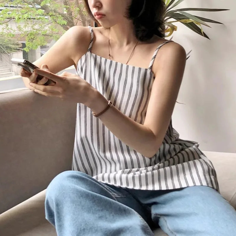 Y2k Dresses Slash Neck Spring Summer Korean Vestidos Mujer Sleeveless Aline Mini Dress