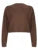 American Retro Loose Knitted Pullover Jumpers for O Neck Long Sleeve Brown Spring Autumn Sweaters