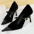 Shoes New Buckle Design Pumps Pointed Shoes High Heels Suede Stilettos Heels 7cm 10cm Shoes Large Size 43