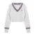 Korean Sweaters Autumn V-neck Y2k Cartoon Embroidery Knitted Tops Winter Soft Basic Long Sleeve Pullovers