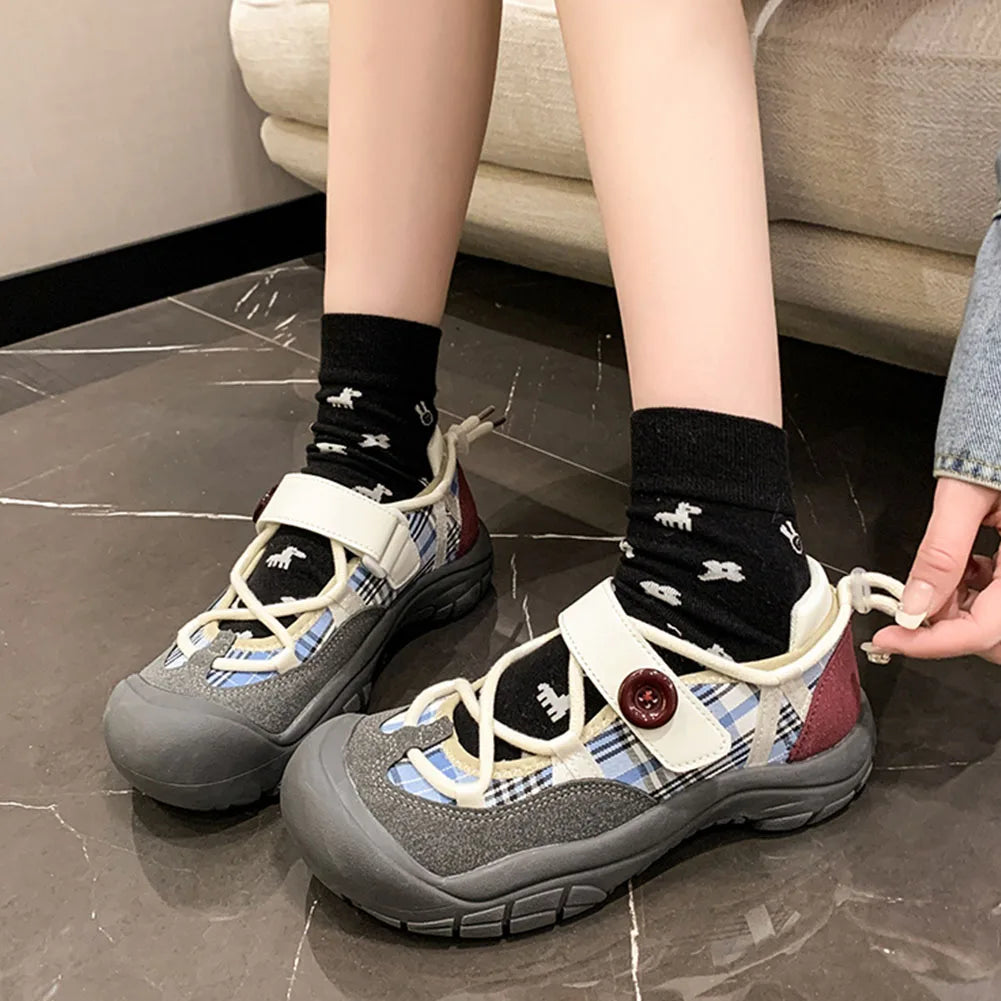 Spring Summer Pumps Mary Janes Wedges Shoeslace Sweet Lolita Pumps for Trend Shoes