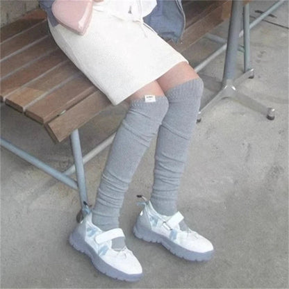 Retro Hook&loop Thick Bottom Sneakers Round Toe Sport Shoes Elastic Band Design Nonslip Tenis Femininos Shoes