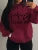 Faith Hope Love Letter Graphic Hoody Street Loose Sweatshirt Autumn Fleece Hooded Hip Hop O-neck Clothing Female