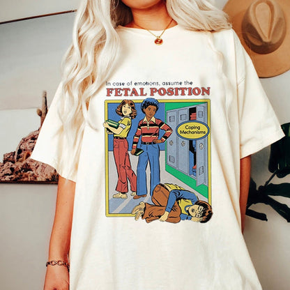 Satan Demon T-shirt Horror Devil Retro T-shirt