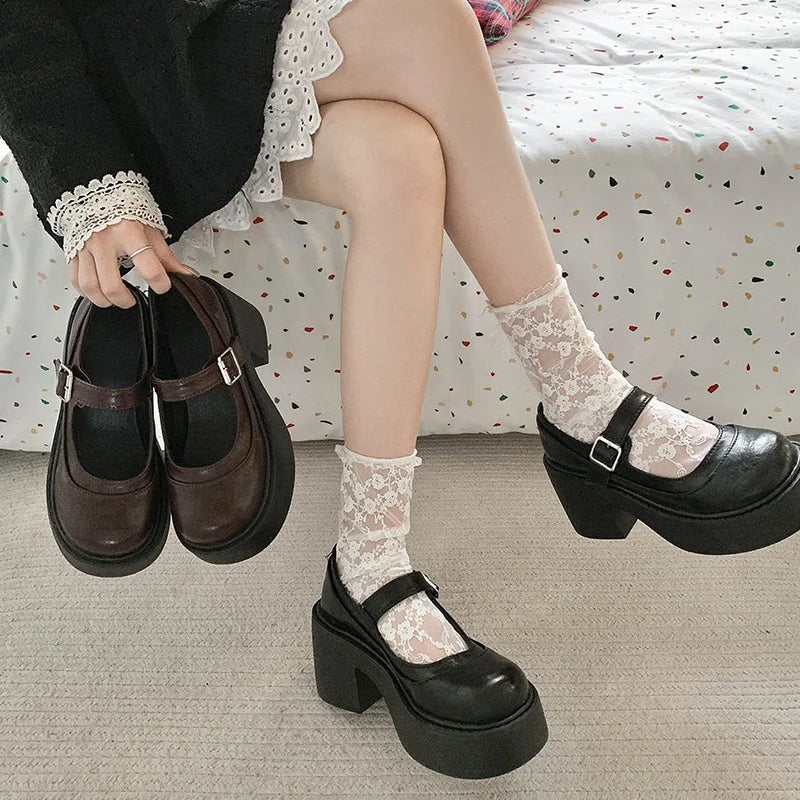 Shoes Woman Comfortable and Allmatch Shallow Mouth Female Sneakers Round Toe Clogs Platform Flats on Heels New R