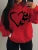 Combination of Love and Butterfly Pattern Sweater Hip Hop Street Hoodies Pocket Clothes Multicolor Hoody