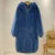 Winter Runaway Brand Long Faux Fur Coat Jacket Zip Hooded Thick Warm Fake Rabbit Fur Plush Overcoats
