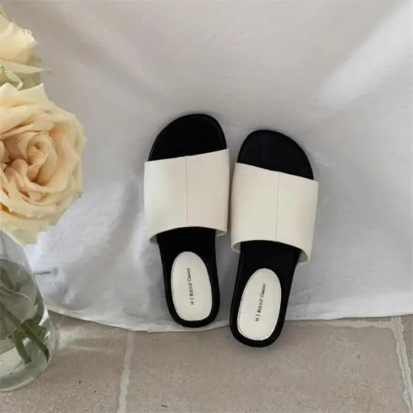 Shoes Slippers Soft Loafers Slides Summer Clogs Woman Comfort Rubber Silver Flat Beach Concise Shoes Silver ' Slip