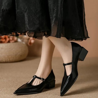 Shoes on Heels Female Footwear Pointed Toe Clogs Platform Shallow Mouth Sneaker Dress New Creepers S