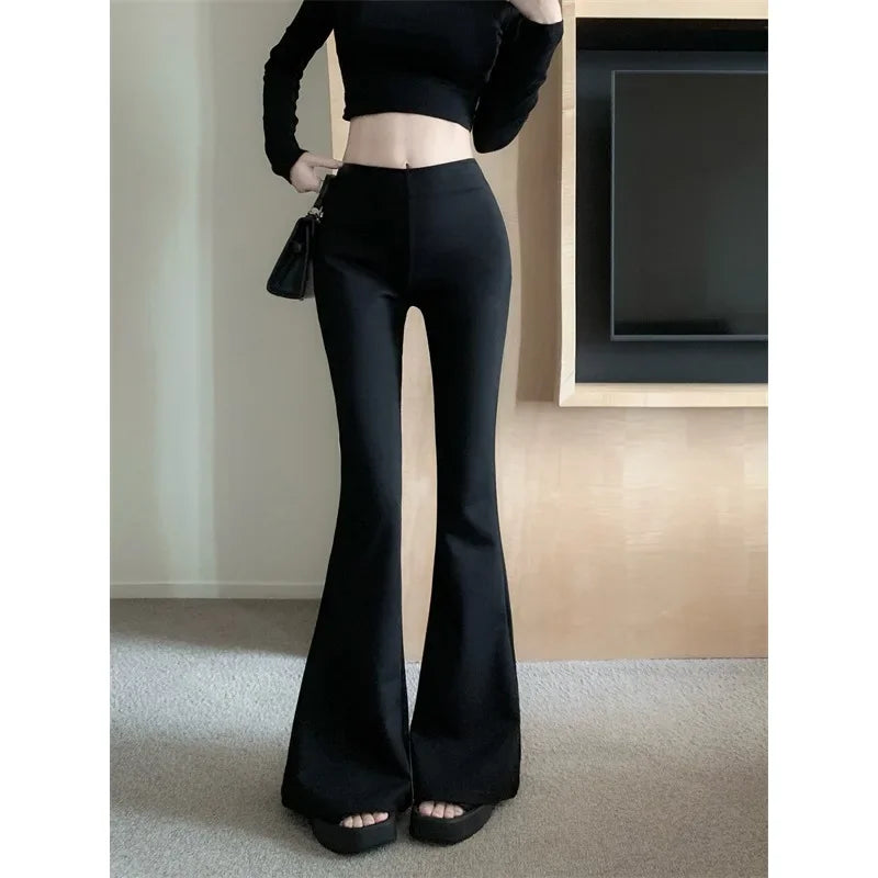 Korean Irregular Skirt Splicing Slim Pants Autumn New Color Allmatch Wide Leg Pants