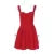 New Party Spaghetti Strap Dress ’s Backless Mini Dress Plunge Folds Suspender Dress Female