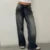 Y2k Aesthetic Low Rise Baggy Jeans Loose Fit Boyfriend Straight Wide Leg Jeans Stretch Long Denim Pants Trousers