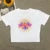 Europe and the United States Street New Print Season Art Text Short Sleeve Y2k ’s T-shirt Vest Halter