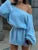 Autumn Oversized Sweater Pullover ’s Off-shoulder Loose Patchwork Female Sweater