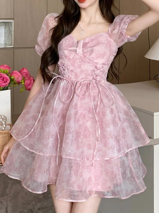 Spring Summer Mini Dress Party Beach Holiday Clothes Female Vestidos Robe