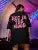 Not in the Mood Pink Letter Print T-shirts Summer Cotton Clothing O-neck Oversized Short Sleeve Breathable Tshirt
