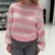 Striped Loose Fit Knitted Pullovers Autumn Spring Long Sleeve Knitwear Grunge Y2k Sweater Preppy Clothes