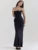 Strapless Bodycon Maxi Dress Black Off-shoulder Sleeveless Backless Club Party Long Dress