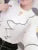 Spring Summer Style Chiffon Blouses Shirts Lady Long Sleeve Ruffles Decor Stand Collar Chiffon Blusas Tops Df3148